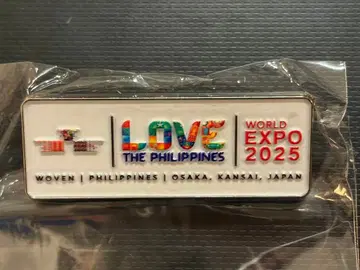 만박 EXPO 오사카 만박 2025 필리핀관 한정판 핀 배지