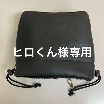 일본산 슈링크 가죽을 사용한 아이언 커버 블랙