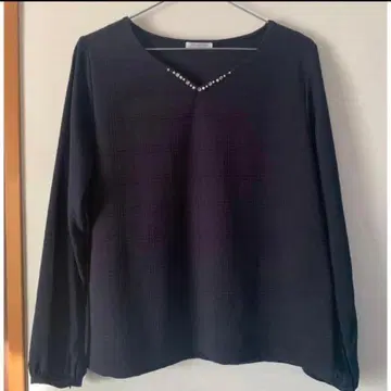 GLACIER 비즈 장식 블랙 셋업