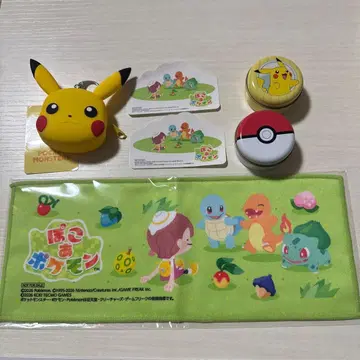 포코아 포켓몬 롱 밴딩 타월 피카츄 덤 세트