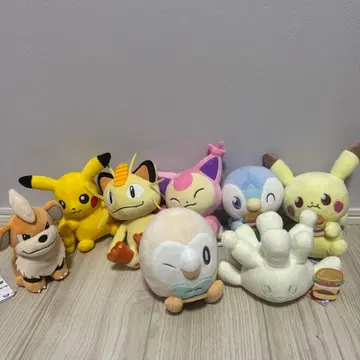 포켓몬 봉제 인형 8개 세트