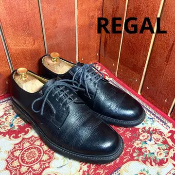 REGAL 플레인토 주름 가공 블랙 24.5cm 2509