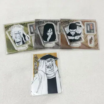 NARUTO 아크릴 피규어 홀로그램 카드 지라이야 오로치마루 히루젠