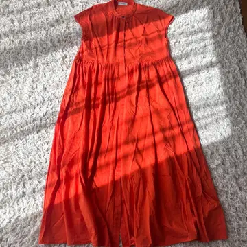 SHIPS any 셔츠 원피스 오렌지 코튼100