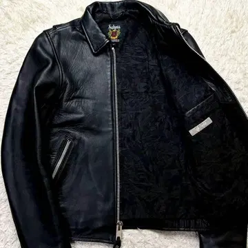 컨디션 최상/나노 유니버스 별주/현행 싱글 라이더 가죽 자켓 S