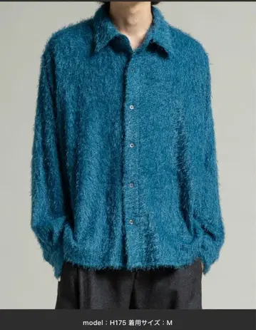 바리아스 루즈 셔츠 페더 니트 M 사이즈