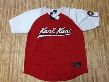 초레어 희귀 새상품 칼카니 KARL KANI 베이스볼 셔츠 익명 배송