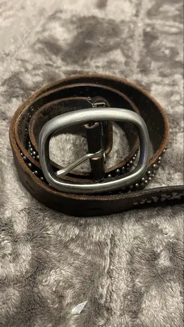 스터드 벨트 (브라운)