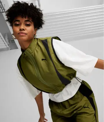 PUMA 크롭 자켓 M 새상품 푸마 다운 베스트 데어 투 L 완판템