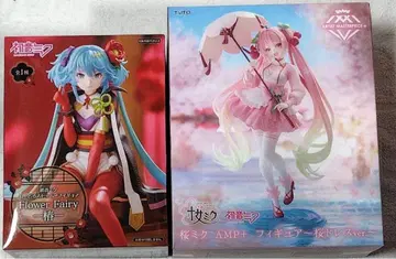 하츠네 미쿠 Flower Fairy 동백 벚꽃미쿠 AMP+ 피규어 2개
