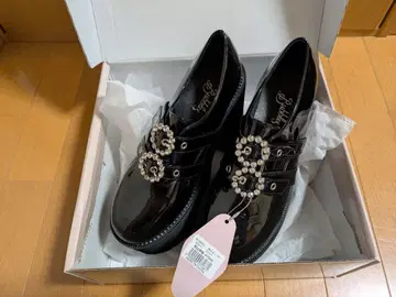 [미사용 새상품] bubbles 통굽 부티 24.5cm