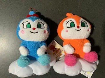 호빵맨 마음 포근 포근 구름 타기 세균맨 & 두근이 2체 세트