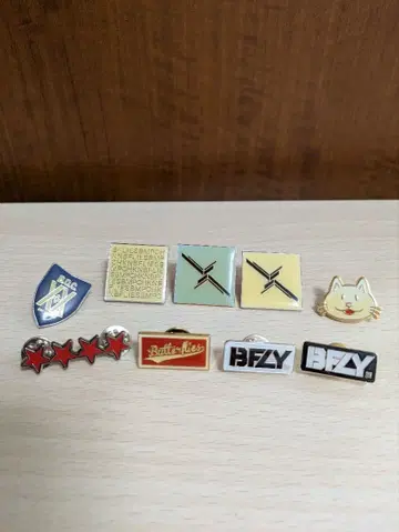 BUMP OF CHICKEN 핀 배지 9세트 BFLY