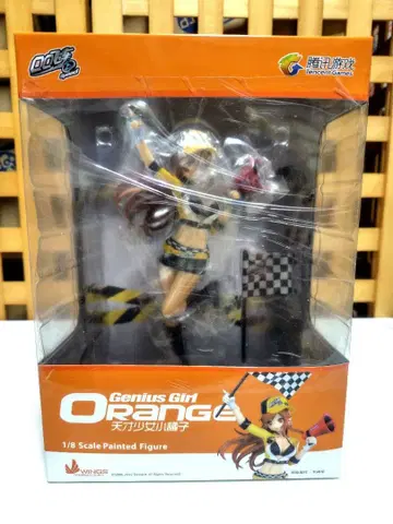 [ QQ자동차 ] 의 캐릭터 [ 오렌지 ] 새상품급 1/8 스케일 피규어