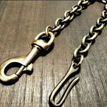 훈제 놋쇠 마루코반 15mm 지갑 체인 빈티지 나스칸