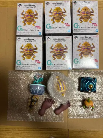 죠죠 제일복권 G상 데스크탑 마스코트 6종 세트