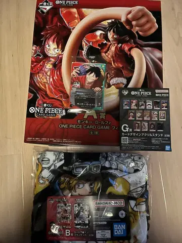 원피스 제일복권 피규어 A상 카드 B상 G상