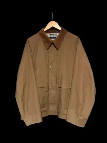 UNIQLO 브라운 코듀로이 옷깃 점퍼