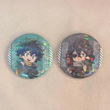 네스타 리조트 히로아카 캔뱃지 미도리야 이즈쿠 아이자와 쇼타 2개 세트