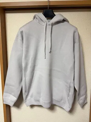 미사용 새상품 BEAUTY&YOUTH 라이트 그레이 니트 후드티