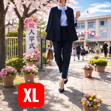 포멀 수트 셋업 네이비 입학식 졸업식 학교 행사 여성용