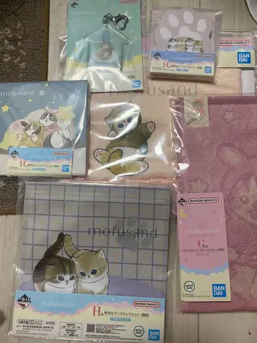 모프 샌드 제일복권 6세트 mofusand 캐릭터 굿즈 세트