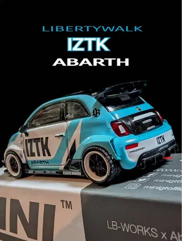 MINI GT LB-WORKS x Abas Works Abarth 595