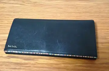 폴스미스 장지갑 이단 접이 블랙, 블랙