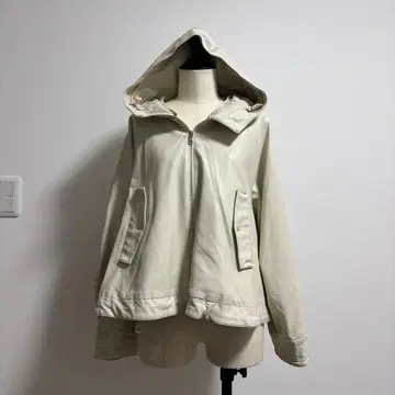 [ Grandtable ] 후드 부착 가죽 자켓