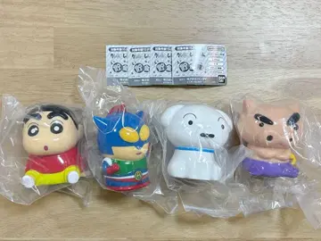 짱구는 못말려 미니 저금통 가챠 전 4종 컴플리트