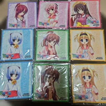 유즈소프트 천신난만 미니 코스터 (미니 타월) 6종 9매