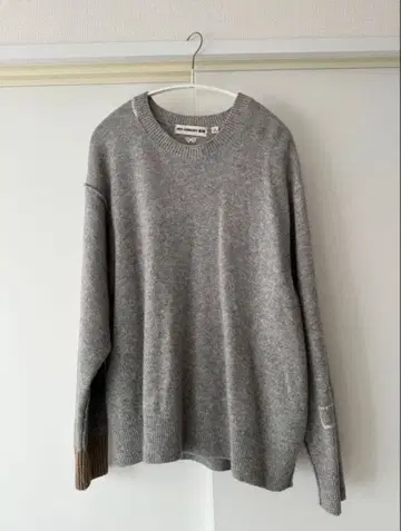 3XL | 유니클로 x 안야 힌드마치 콜라보 스웨터 그레이 새상품급 레어