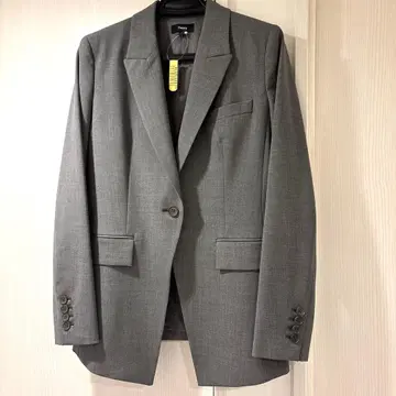 theory 싱글 자켓 그레이