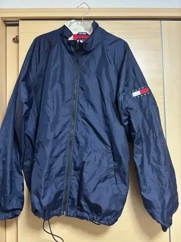 TOMMY JEANS 네이비 나일론 자켓 XL