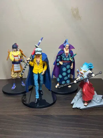 [럭셔리 4체 세트] 원피스 피규어 와노쿠니 야마토 로 덴지로 키쿠노죠