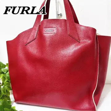 FURLA 훌라 빨간색 가죽 토트백