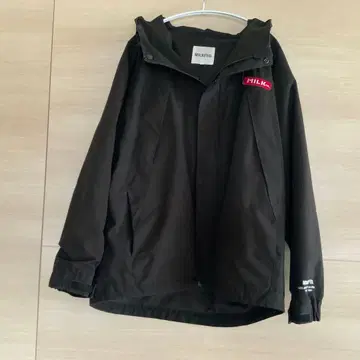 MILKFED. 후드 부착 블랙 자켓