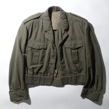 벨기에군 BDU 배틀 드레스 자켓 울 트윌 캔버스