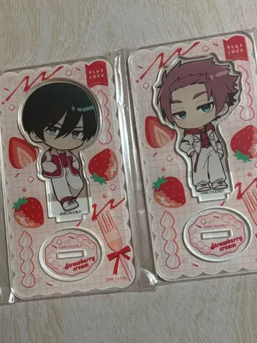 블루 록 이토시 린 이토시 사 스트로베리 크림 아크릴 스탠드