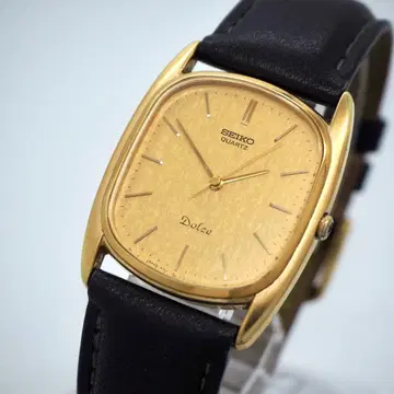155 작동 SEIKO 남성용 시계 돌체 SGP30 골드 스퀘어