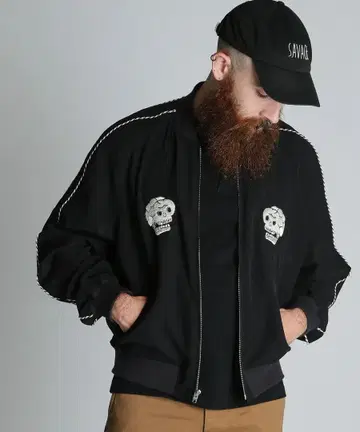 샷 SCHOTT 스카잔 블랙 L 사이즈 가죽