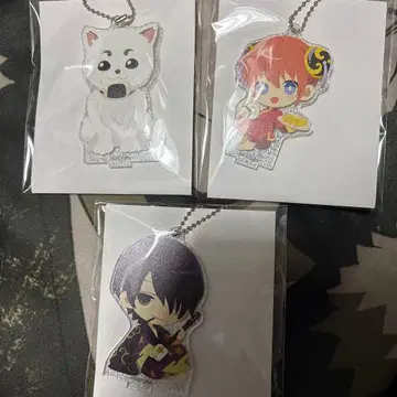 은혼 캡콤 카페 아크릴 스탠드 키링 카구라, 사다하루, 타카스기