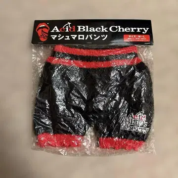 Acid Black Cherry 마쉬멜로우 팬츠 블랙 레드