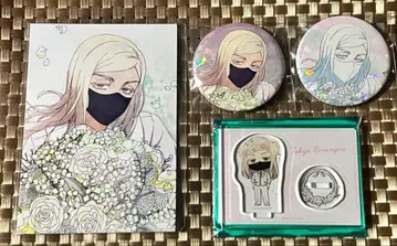 도쿄 리벤저스 중외 AJ 산즈 하루치요 봄 캔뱃지 아크릴 스탠드