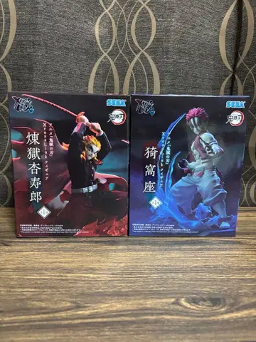 귀멸의 칼날 피규어 Xross Link 렌고쿠 쿄쥬로 아카자 2종 세트