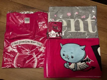 사일런트 사이렌 라이브 T셔츠 타월 리스트 밴드 세트 미개봉 있음