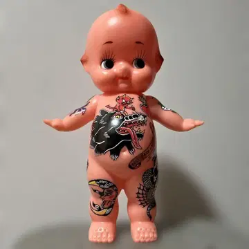 문신 큐피 소프트 비닐 문신 큐피