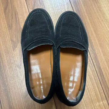 B:MING By BEAMS 블랙 스웨이드 로퍼