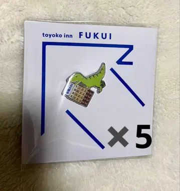 토요코인 핀 배지 후쿠이 5개 세트