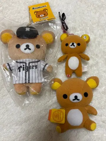 리락쿠마 야구 유니폼 봉제 인형